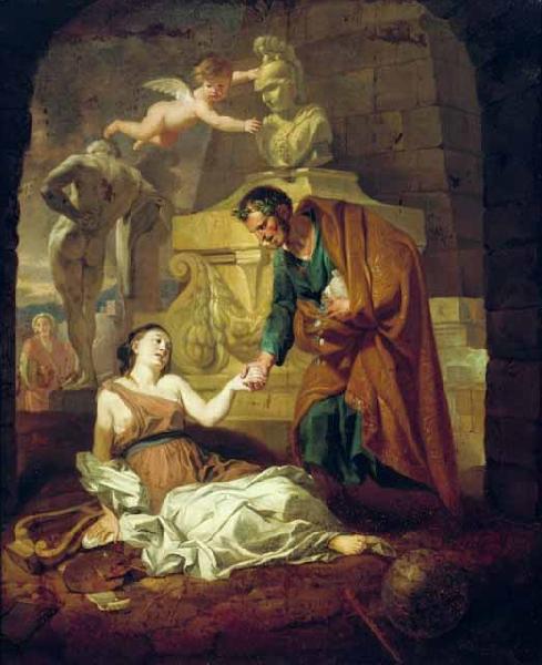 Gerard de Lairesse Gaius Maecenas supporting the arts